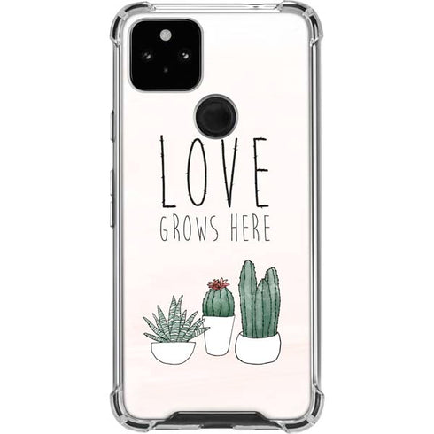 Love Grows Here Pixel Cases